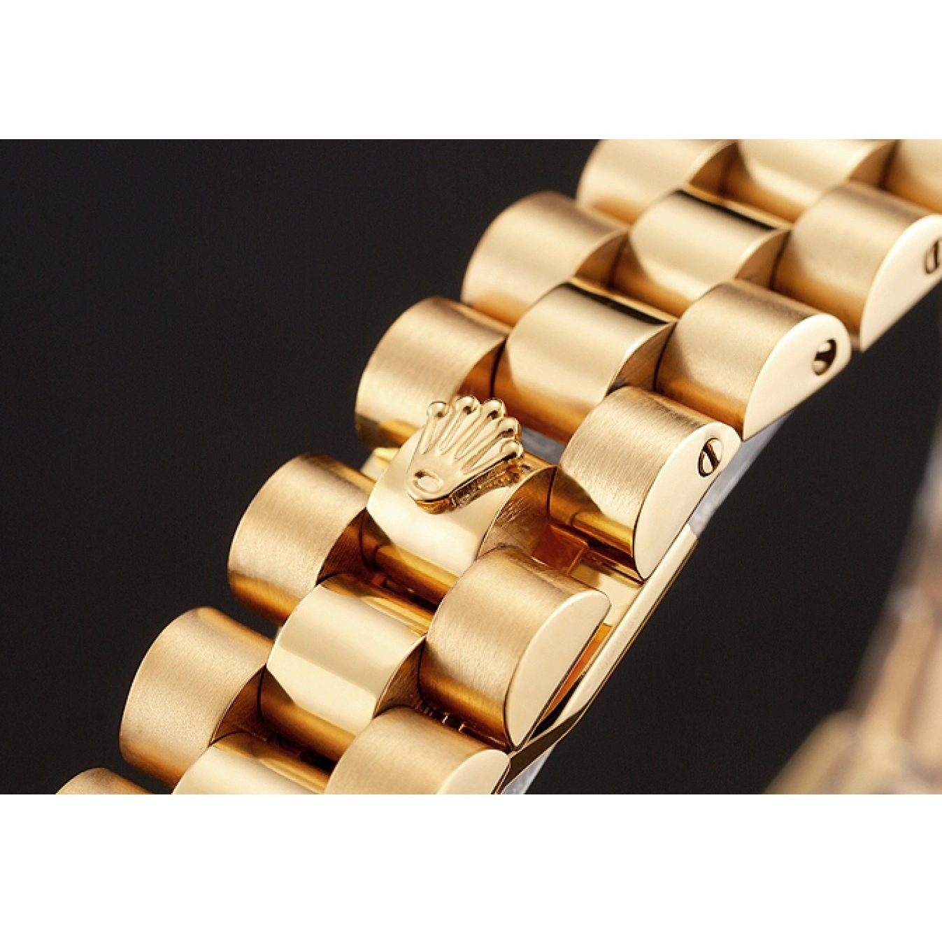 Aaa replica watch Dial Swiss Champagne Diamond 1454095 Rolex Bracelet Gold Lady-Datejust Bezel 0711